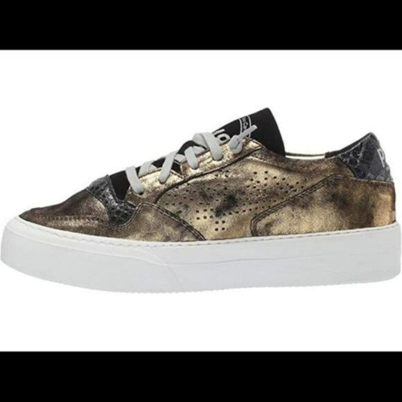 P448 Spacelow Monet Gold Sneakers - Picture 3 of 7